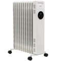 Zanussi 2300W Oil Filled Radiator – 11 Fin Electric Heater with Remote