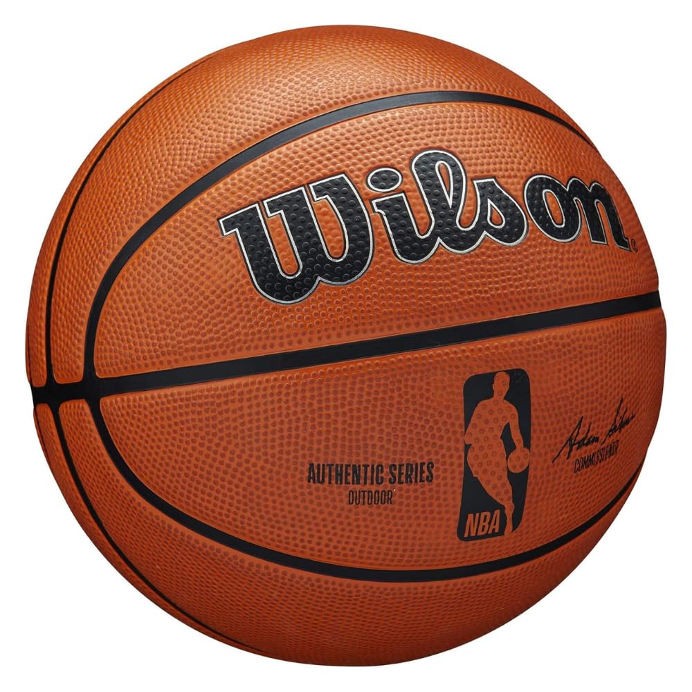 Wilson NBA Authentic Series Outdoor Basketball – Tackskin Rubber – Size 7