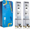 10Gbase-T SFP+ RJ45 Transceiver – 2-Pack for Cisco & Ubiquiti