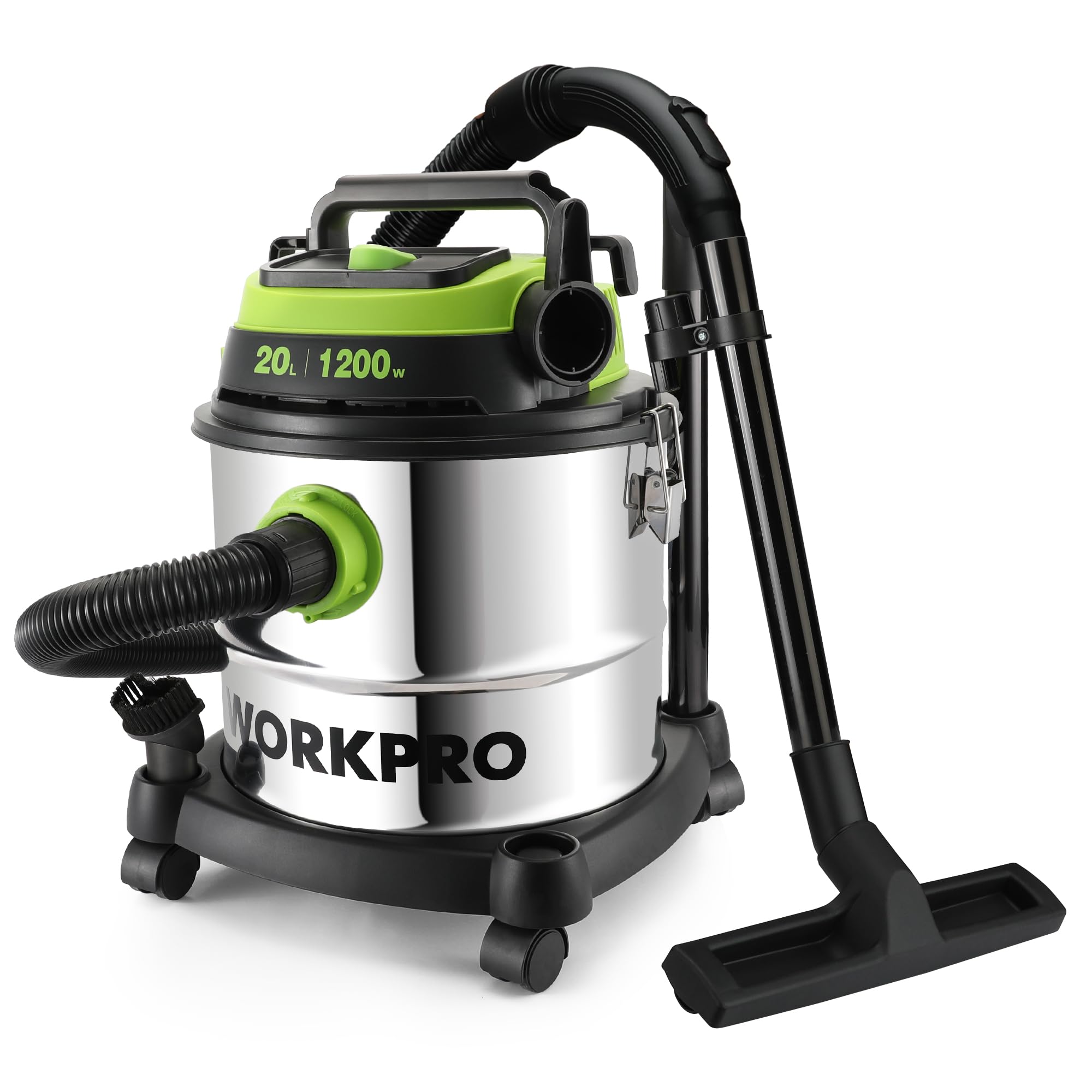 WORKPRO 1200W 20L Wet and Dry Vacuum Cleaner | 3-in-1 Blower & HEPA