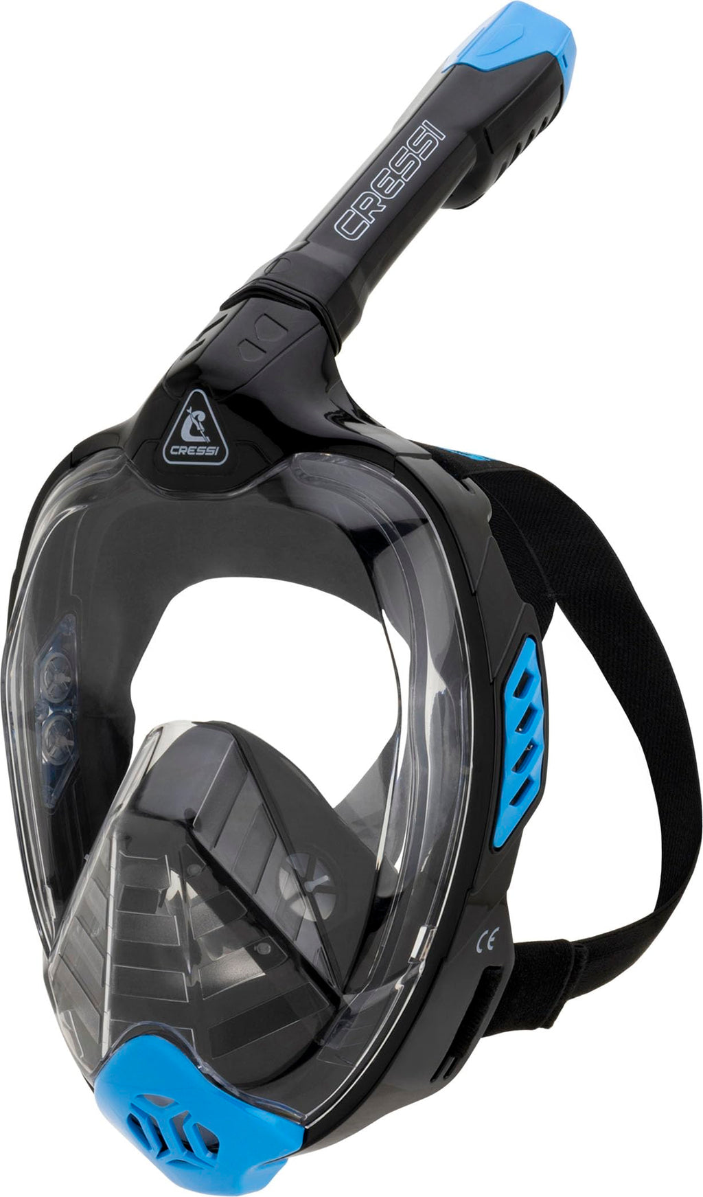 Cressi Bali Full Face Snorkel Mask | Anti-Fog Silicone with Camera Mount