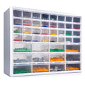 CraftGenes 44-Drawer Tool Storage Organiser – Wall-Mountable Gray Box