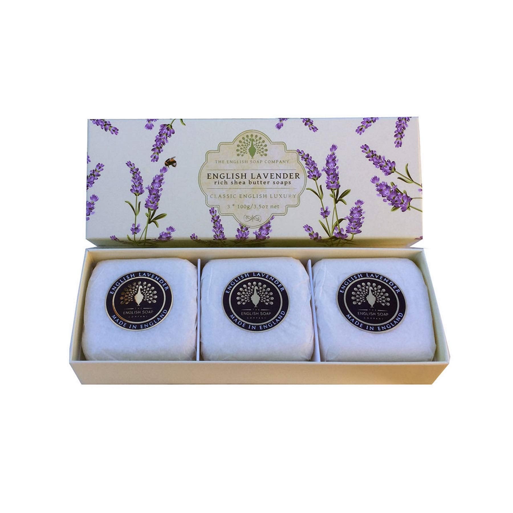 English Lavender Triple-Milled Shea Butter Soap Gift Set
