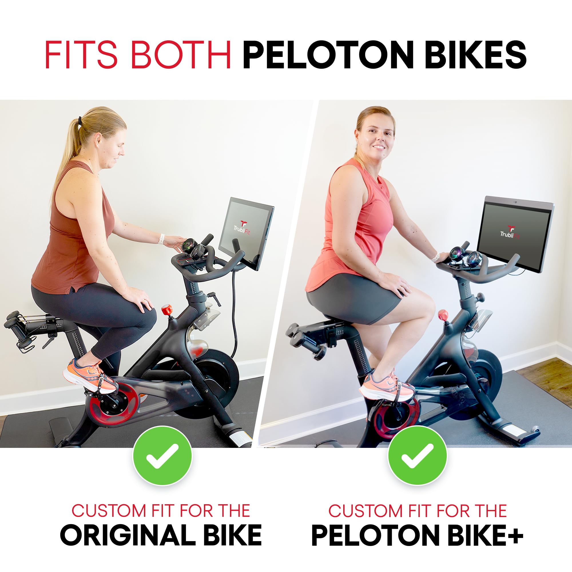 Dual Fans for Peloton Bike with Metal Phone Tray | USB Powered