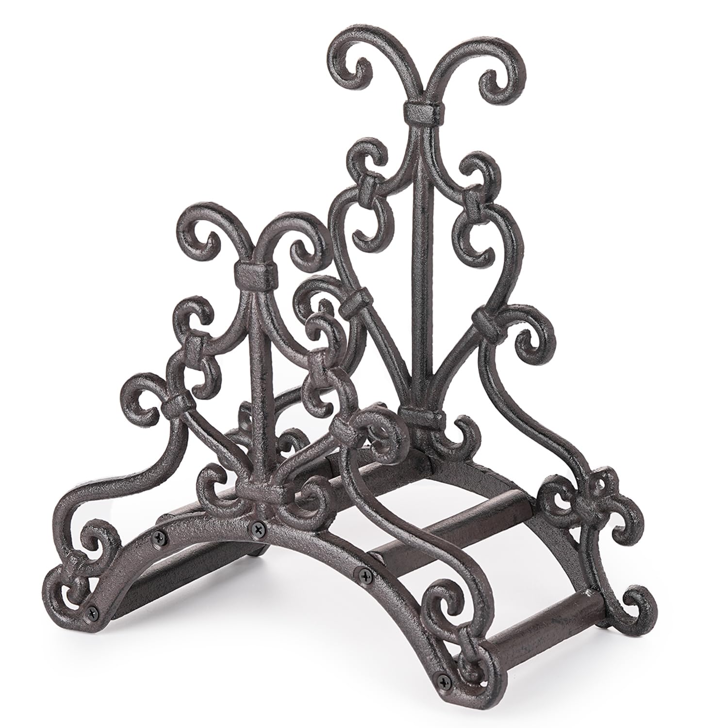 Sungmor Cast Iron Garden Hose Holder – Wall Mounted Vintage Metal Rack