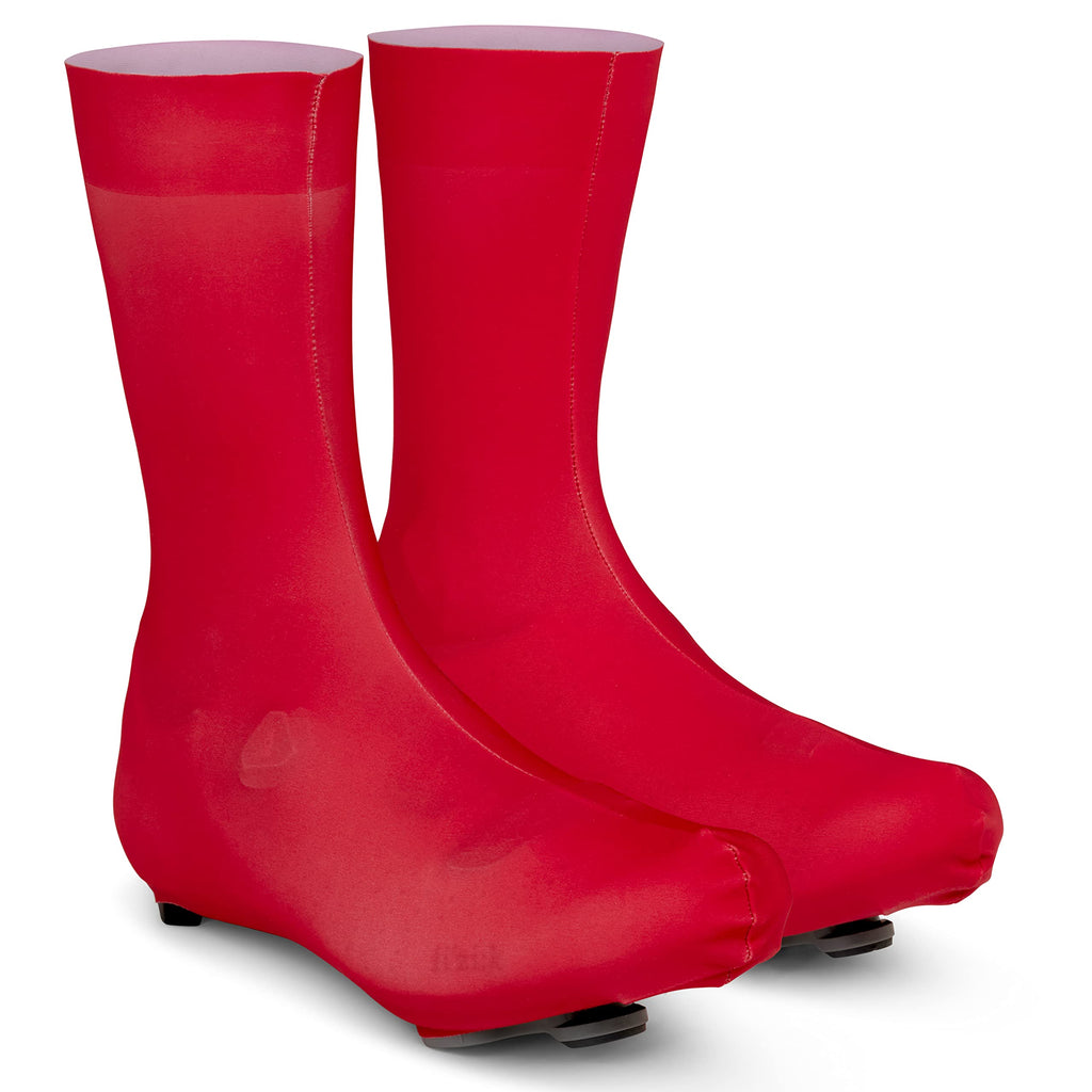 GripGrab RaceAero TT 2nd Gen Aero Cycling Overshoes – Red, Large