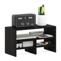 Furinno Desk Top Organizing Shelf Bookcase, Espresso, 19.8 D x 41.7 W x 23.6 H cm
