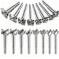 Aohoo 16pcs Forstner Drill Bit Set | Titanium Coated Tungsten Steel
