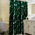 Green Marble Shower Curtain | 180x180cm Waterproof Polyester