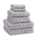 Catherine Lansfield Zero Twist 100% Cotton 6 Piece Towel Bale – Silver Grey