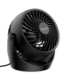 Gaiatop 5 Inch Desk Fan | Small Portable Table Air Circulator – Black