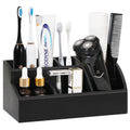 Luxspire Marble Resin Toothbrush Holder – 5 Slot Bathroom Countertop Caddy