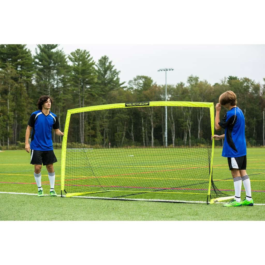 Franklin Sports Blackhawk Portable Soccer Goal | 9' x 5'6" Pop-Up Net