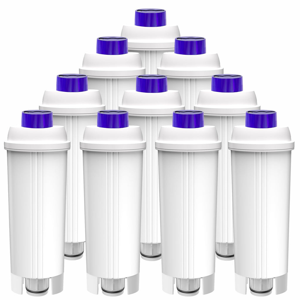10-Pack Water Filter for DeLonghi DLSC002 Coffee Machines