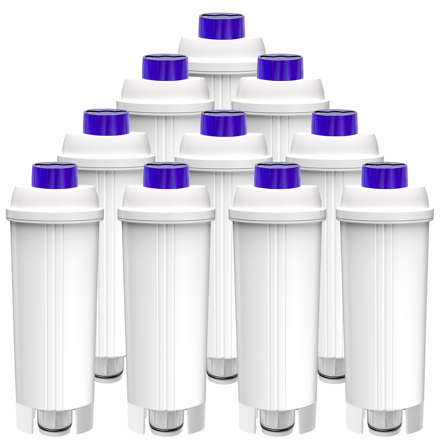10-Pack Water Filter for DeLonghi DLSC002 Coffee Machines