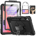 SEYMCY Samsung Galaxy Tab S10/S9 FE Case – Shockproof Cover with Strap