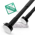 VECTO No Drill Tension Shower Curtain Pole | 190-250cm Extendable Black
