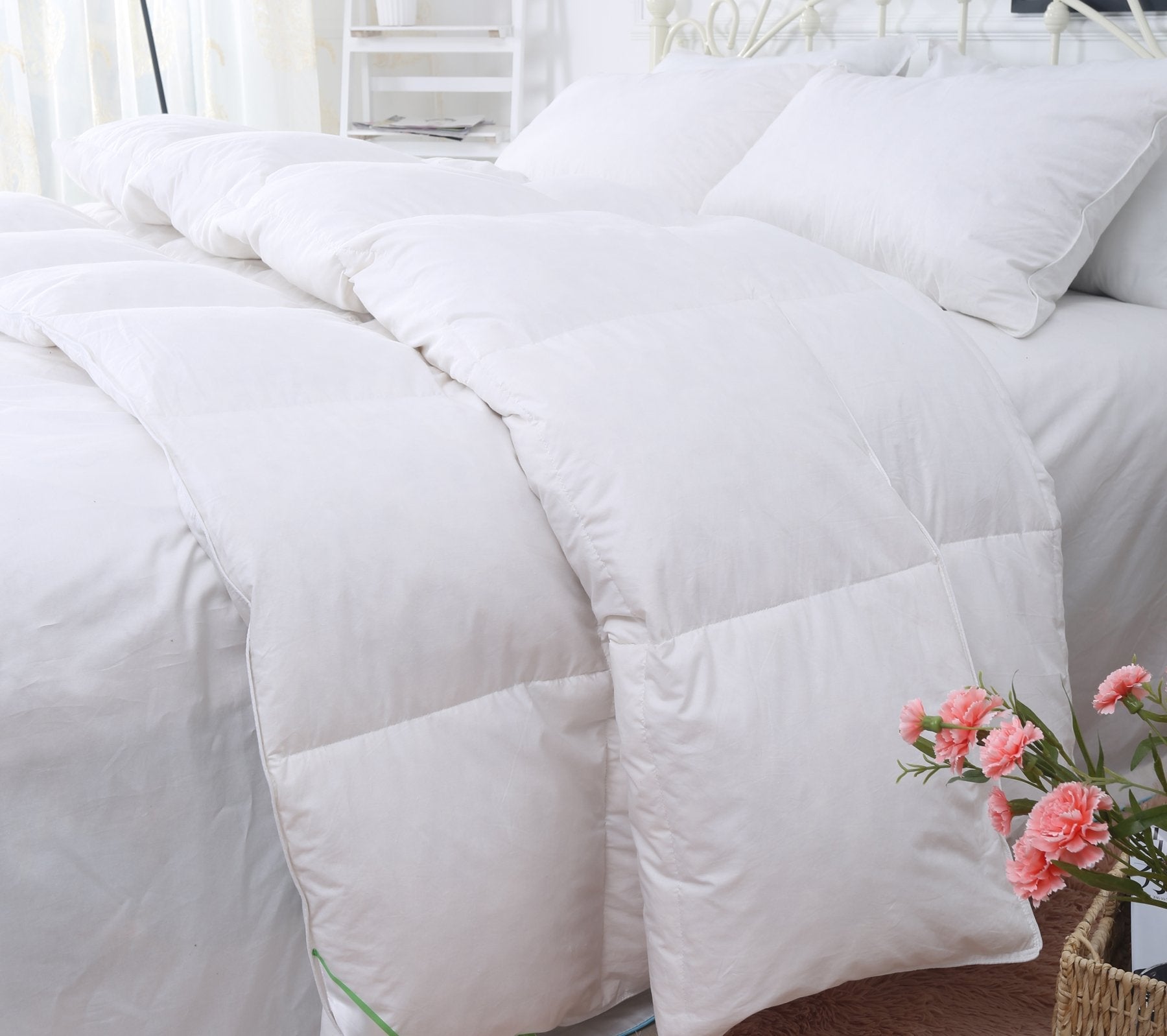 SUFUEE King Size 13.5 Tog Goose Feather & Down Duvet | 100% Cotton