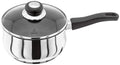 Judge Vista Non-Stick Stainless Steel Saucepan with Glass Lid, 18cm