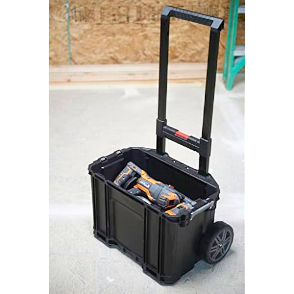 Keter Connect Mobile Workbench – Modular Tool Trolley with Wheels