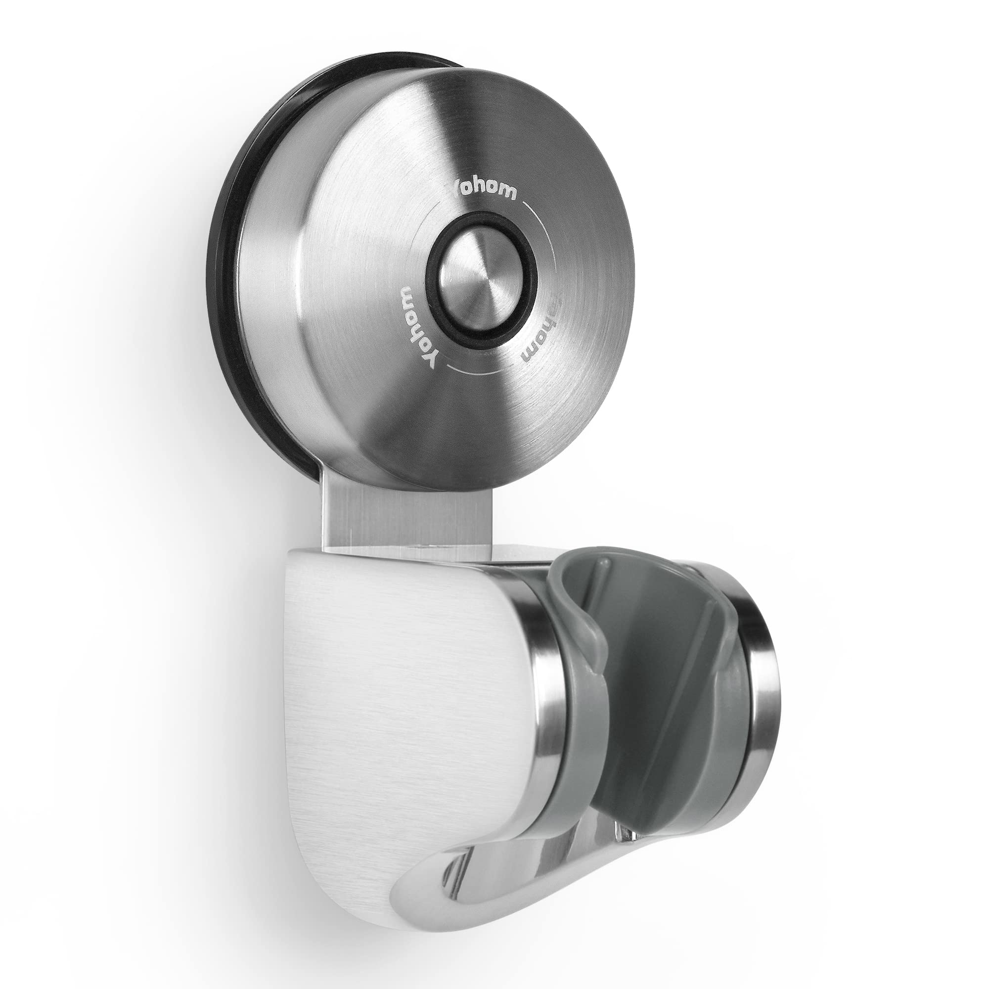 YOHOM Suction Shower Head Holder – Adjustable Stainless Steel Bracket