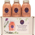 Absolute Aromas Pink Himalayan Bath Salts Set - 3 x 290g Essential Oils