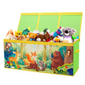 Decalsweet Extra Large Foldable Toy Storage Box with Lid – Forest Animal