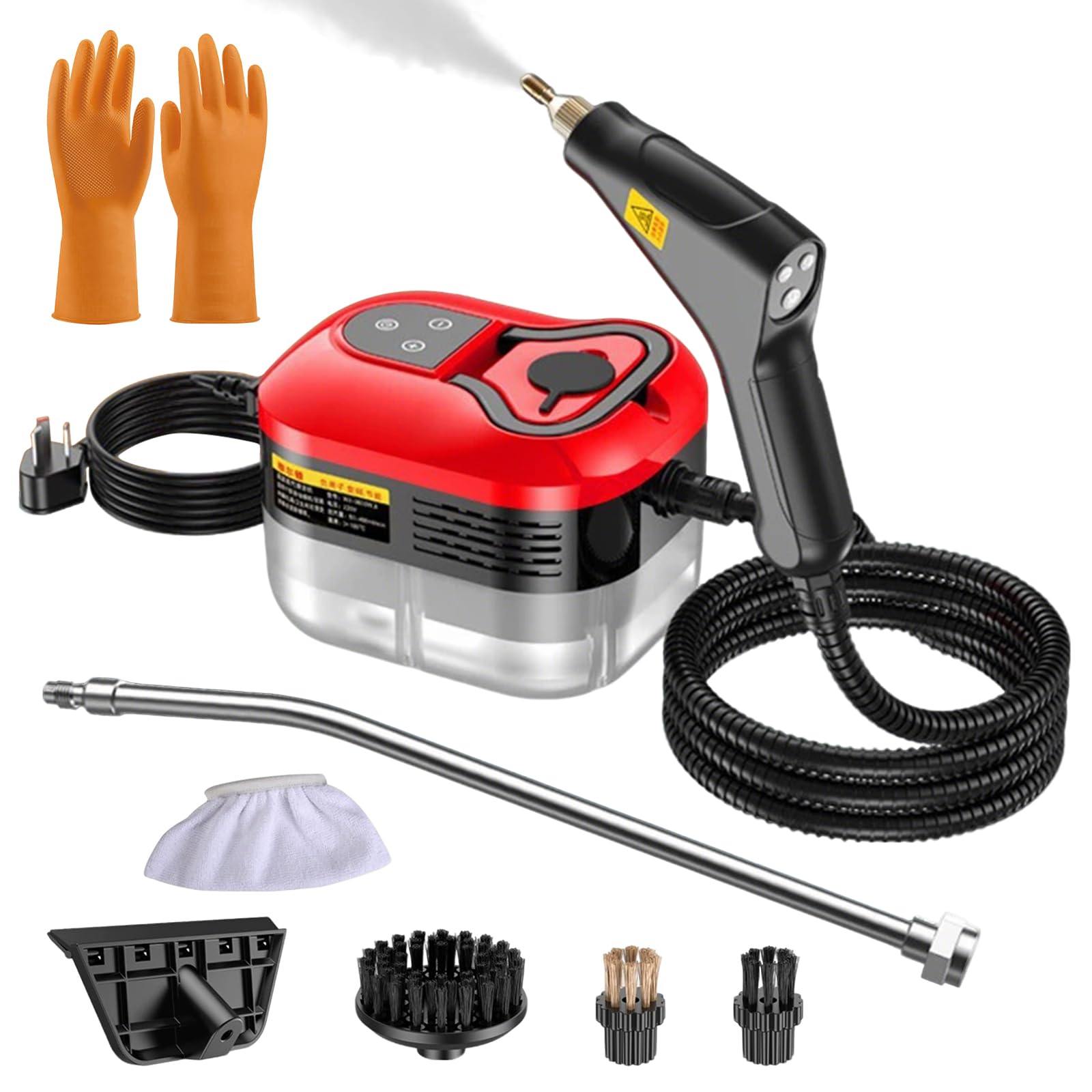 Tatqilo 2500W Portable Steam Cleaner – 4.5Bar High Pressure Steamer