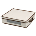 Jolof Store Charger Plate Storage Chest – Canvas Case with Window