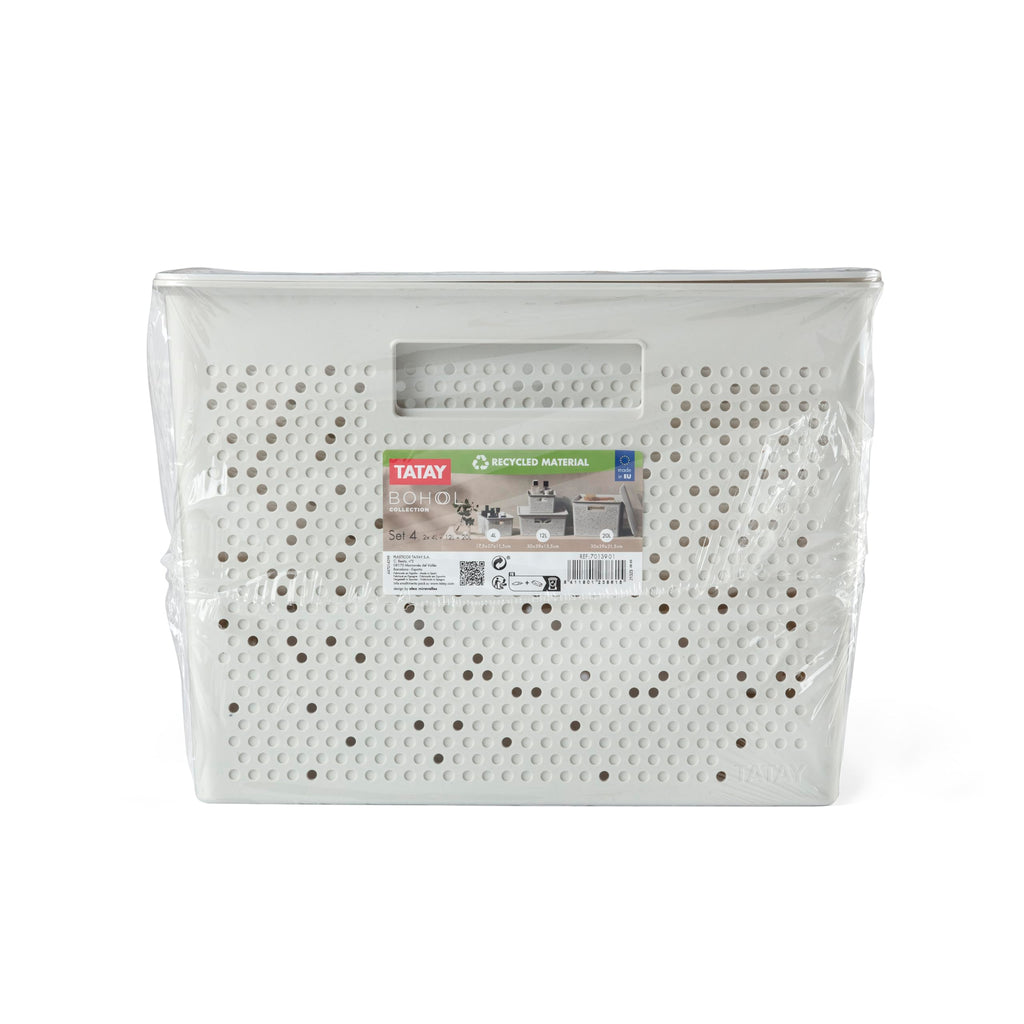 TATAY Storage Basket Bohol BPA-Free Stackable Design Modular Storage Design - image 3