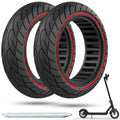 OUXI 10-Inch Solid Scooter Tyres | Puncture Proof for Ninebot Max G30P | 2 Pack
