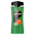 Lynx Jungle Fresh 3-in-1 Body Wash, Palm Leaf & Amber, 500ml (Pack of 6)