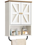 CHOEZON Farmhouse Bathroom Wall Cabinet | Wooden Medicine Organizer