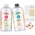 Smatdecis Epoxy Resin Kit – 32oz Crystal Clear High Gloss DIY Art Glue