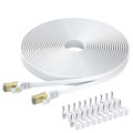 BUSOHE Cat 8 Ethernet Cable 25m | 40Gbps High Speed Flat RJ45 Lan Cord