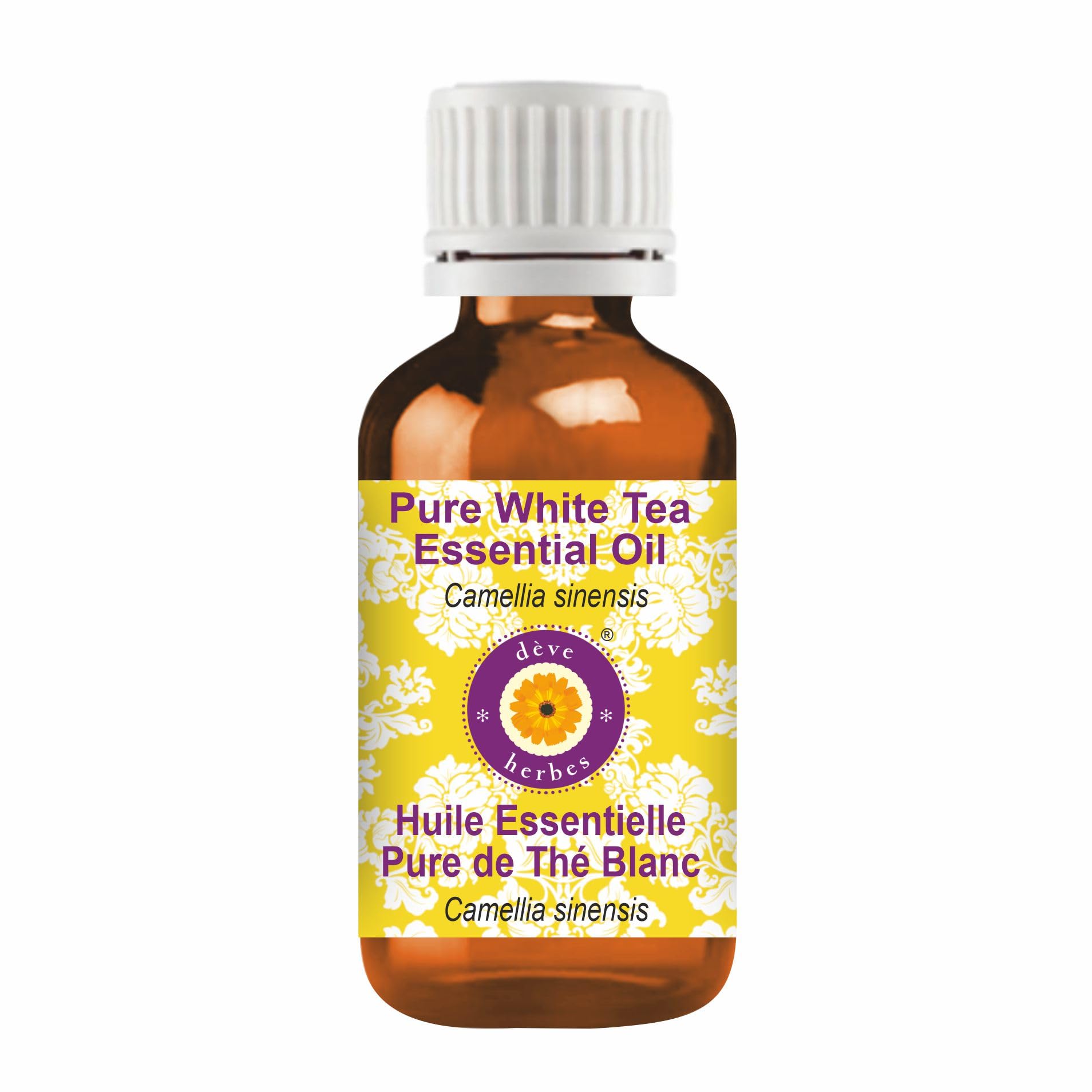 Deve Herbes Pure White Tea Essential Oil - Therapeutic Grade - 50ml