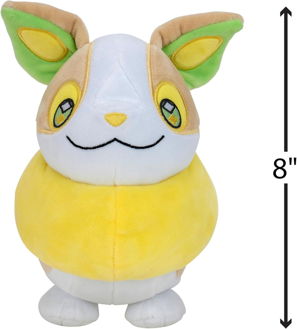 Pokémon Yamper 8-Inch Plush – Officially Licensed Soft Stuffed Animal