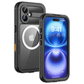Lanhiem iPhone 16 Waterproof Case | MagSafe Heavy Duty Shockproof Cover