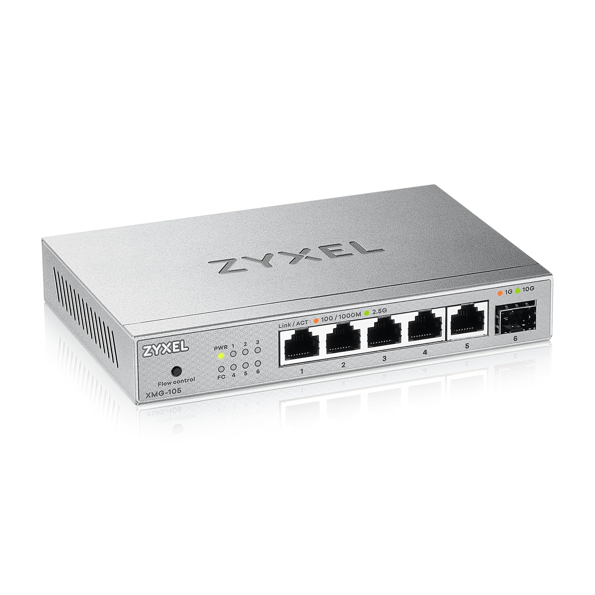 Zyxel XMG-105 5-Port 2.5G Multi-Gig Unmanaged Switch with 10G SFP+