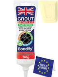 Bondify Waterproof Grout Repair Kit – 360g Anti-Mould Tile Reviver