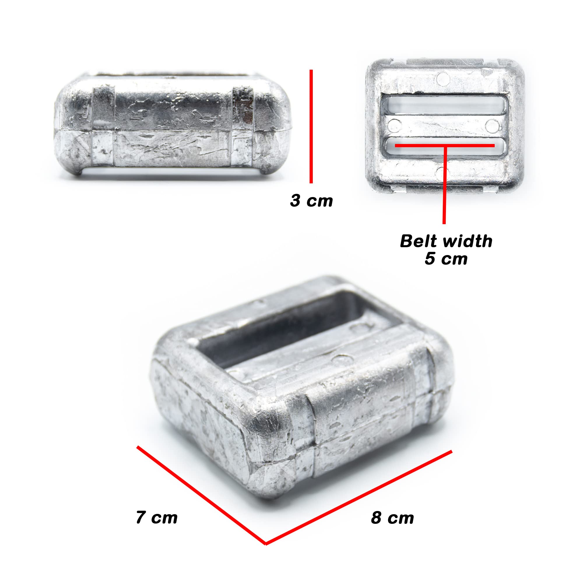 Namaka Lead Diving Weights 1kg - Contoured Ballast for Scuba & Freediving