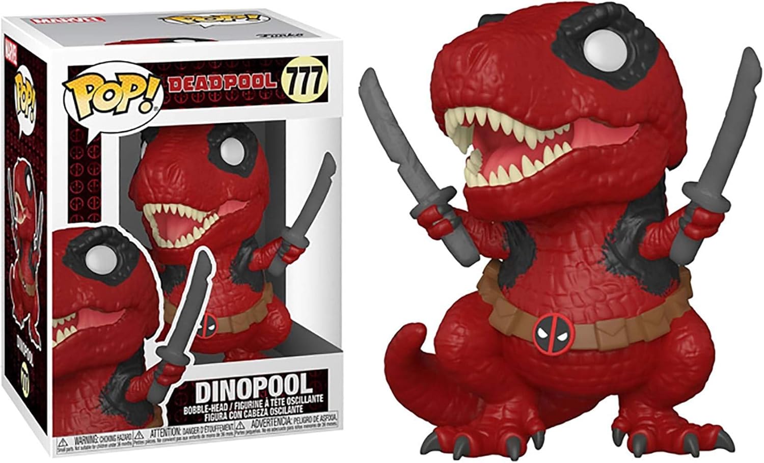 Funko Pop! Marvel: Deadpool 30th Anniversary – Dinopool Vinyl Figure