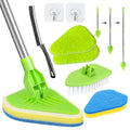 3-in-1 Shower Cleaning Brush | Long Handled Telescopic Scrubber