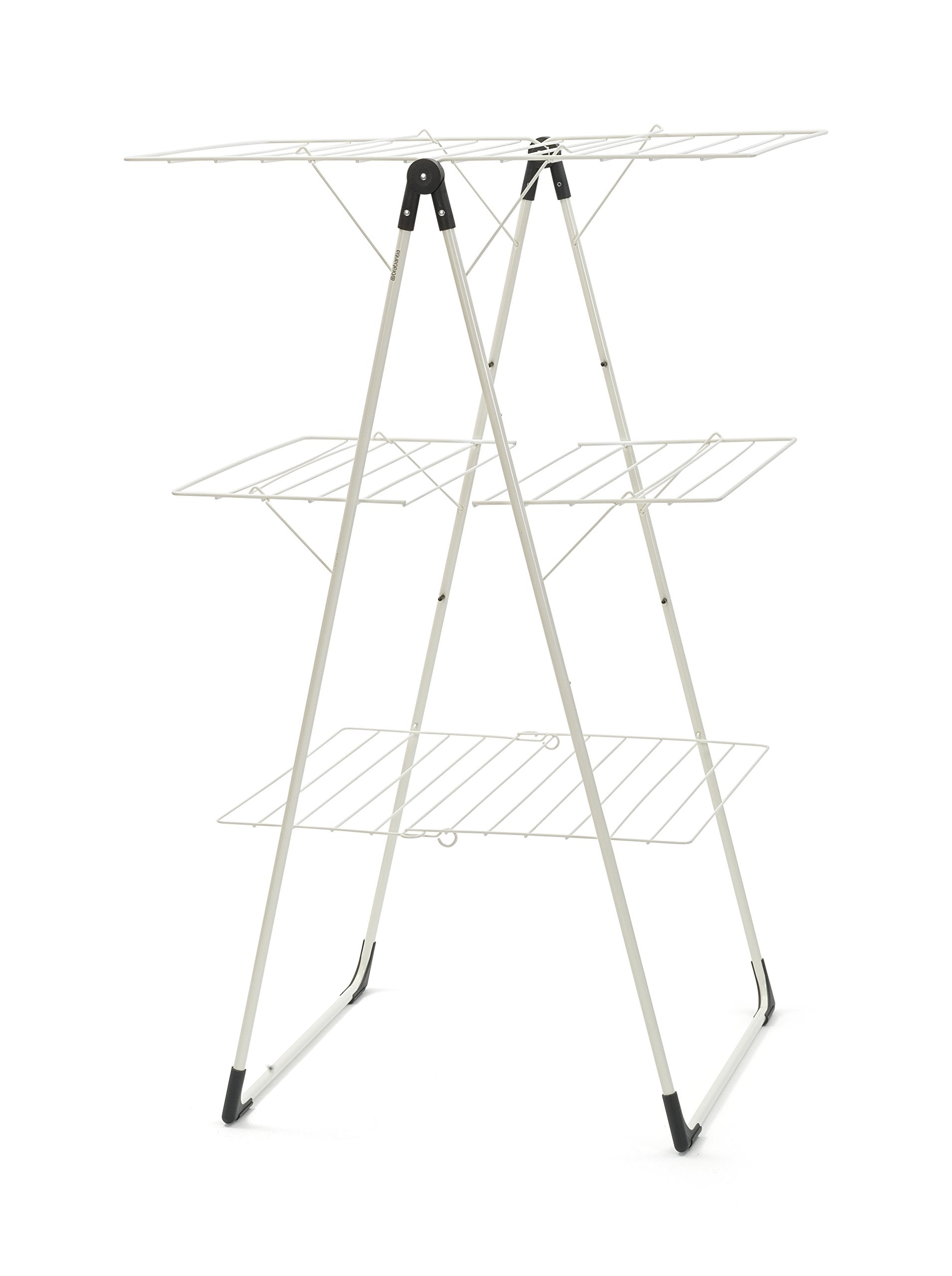 Brabantia Tower Drying Rack – 23m Foldable Laundry Stand in Ivory