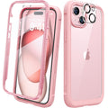 Diaclara iPhone 15 Plus Case | Full Body Rugged Cover with Screen Protector