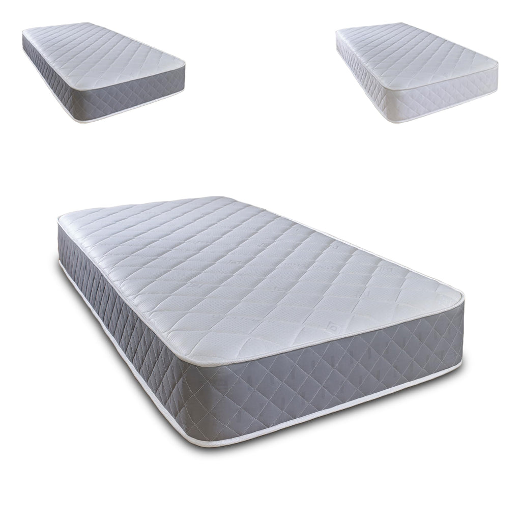 Extreme Comfort Diamond Grey Spring Mattress | 3ft Single Plush 18cm