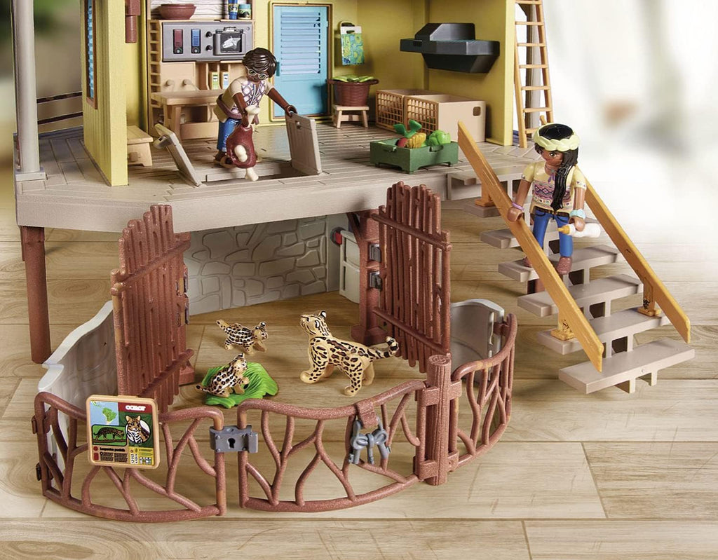 Playmobil Wiltopia Animal Clinic Research Base 71007 | Jungle Playset
