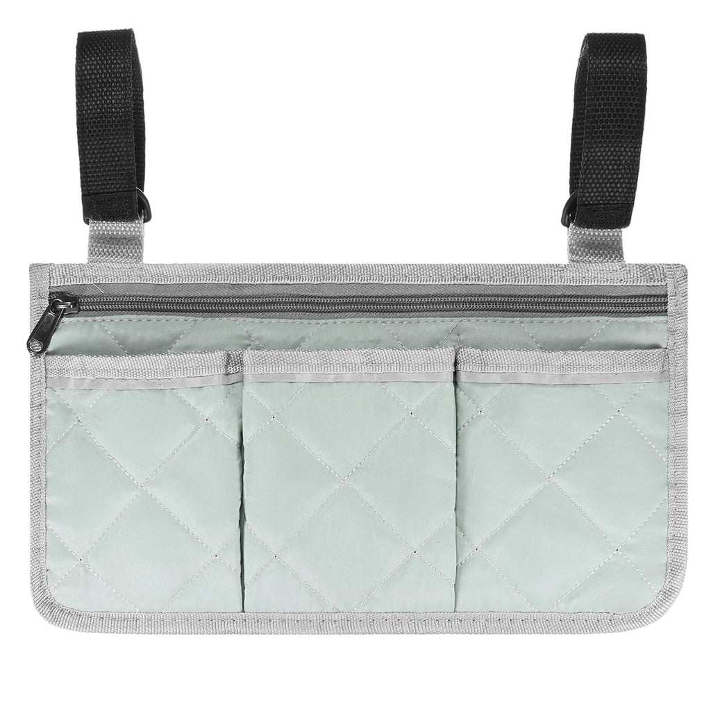 TIXIPEM 1-Pack Beach Chair Armrest Bag 12.8"x7" Polyester Grey - image 1