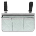 TIXIPEM 1-Pack Beach Chair Armrest Bag 12.8"x7" Polyester Grey - image 1