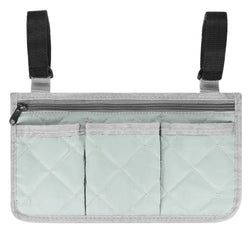 TIXIPEM 1-Pack Beach Chair Armrest Bag 12.8"x7" Polyester Grey - image 1